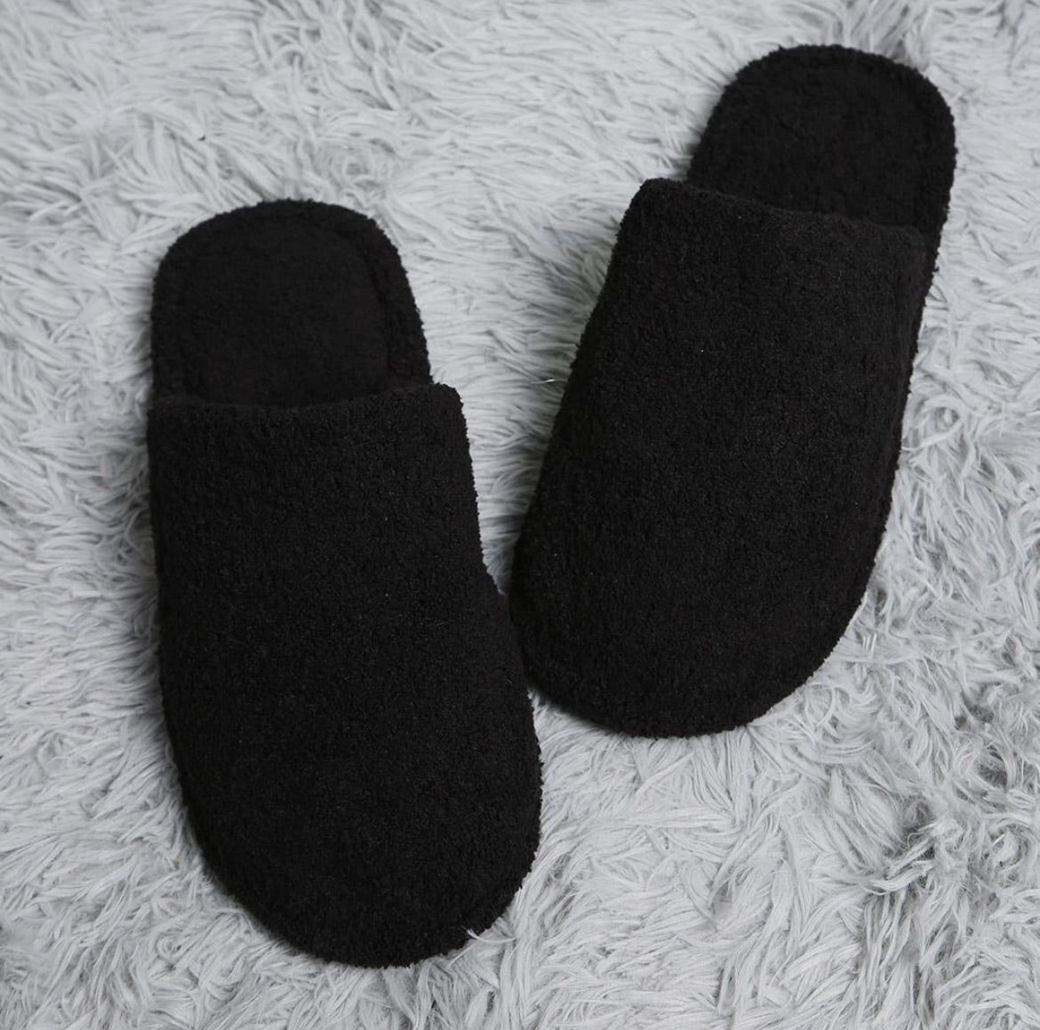 Black Luxury Soft Slipper