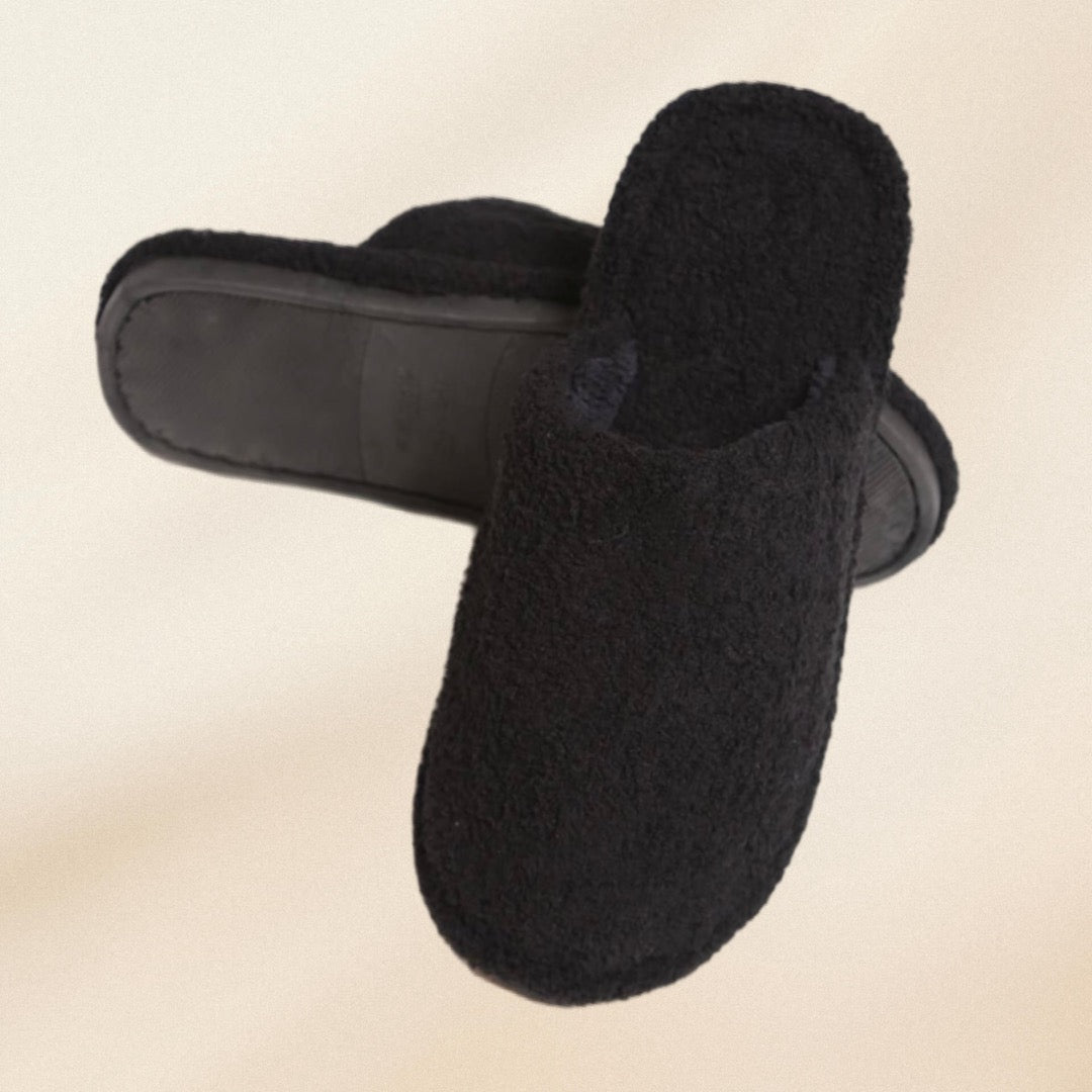 Black Luxury Soft Slipper