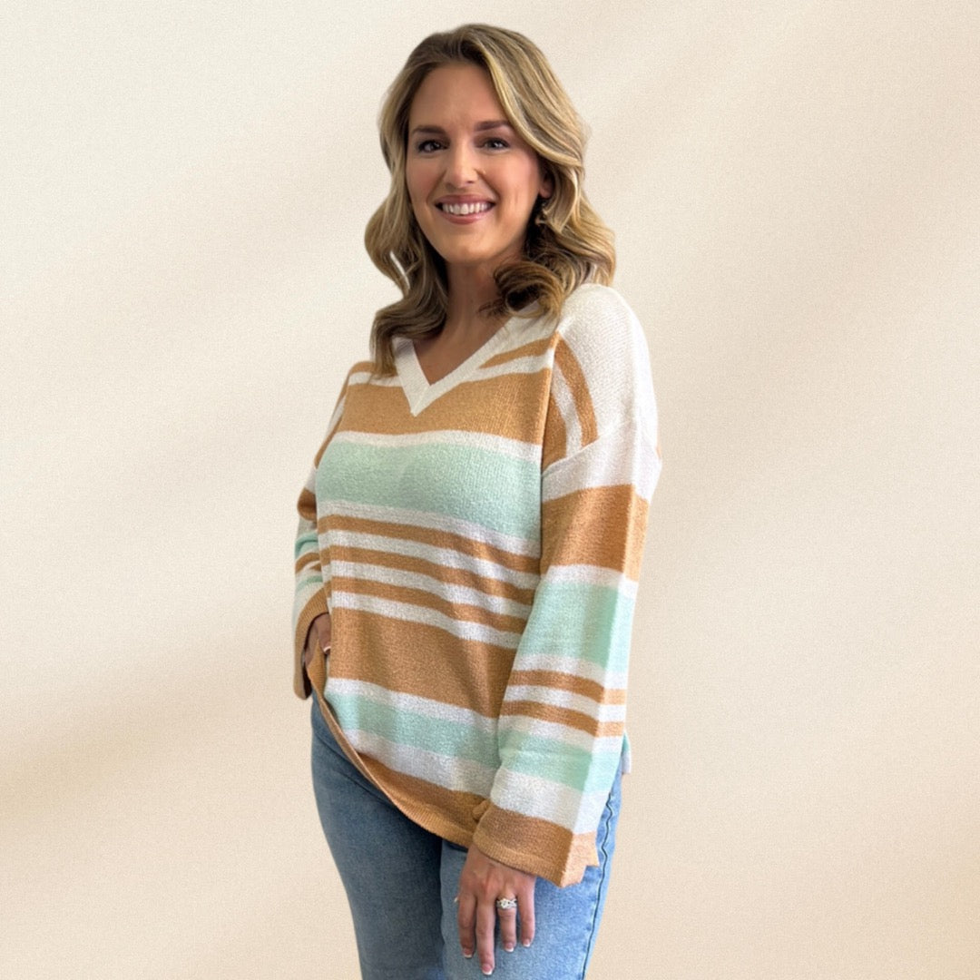 Stripe Lightweight Sweater