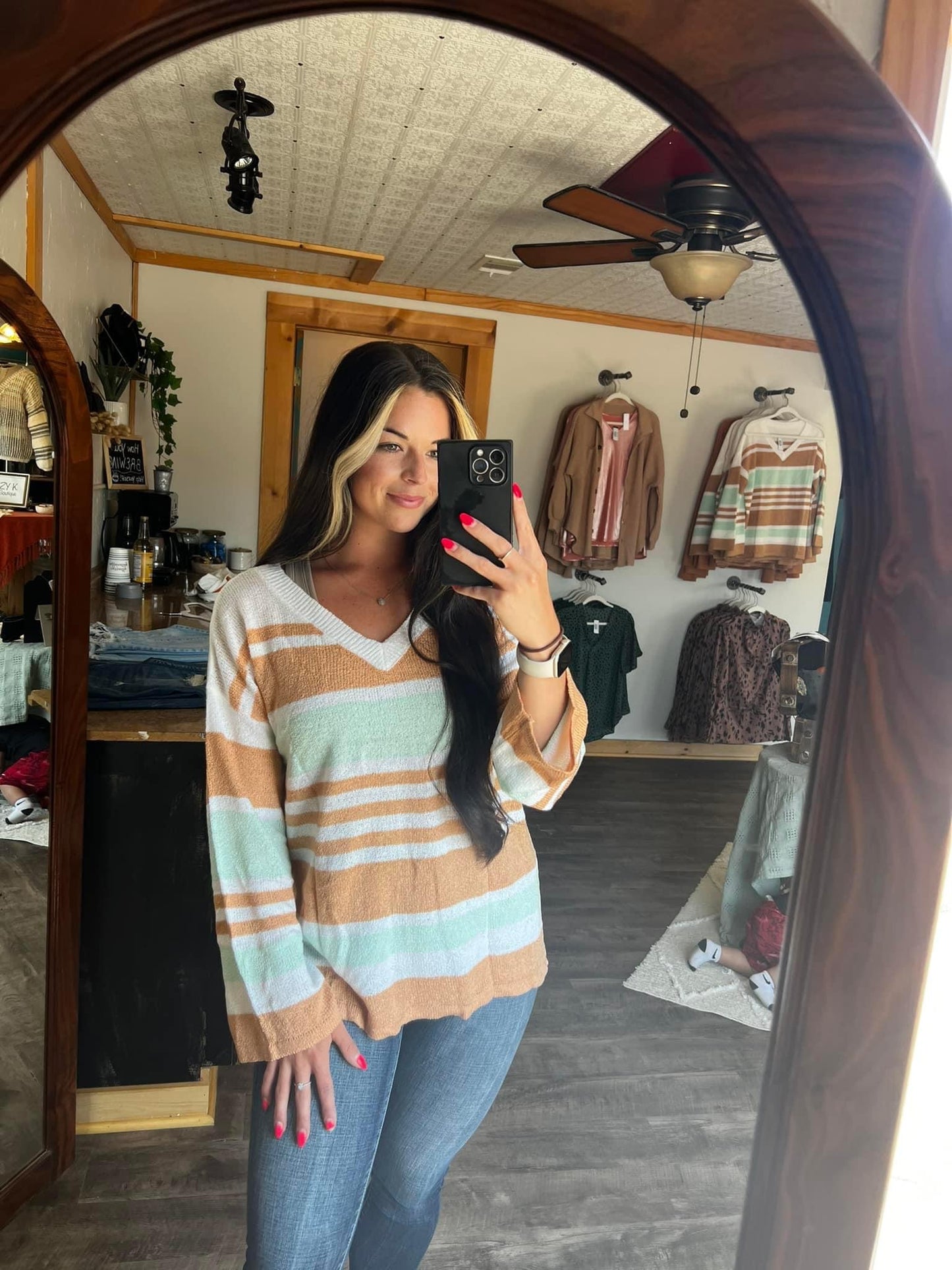 Stripe Lightweight Sweater